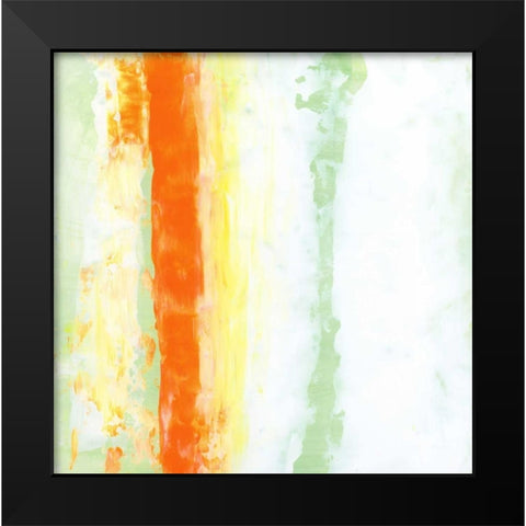 Garden Abstraction 19 Black Modern Wood Framed Art Print by Buddenhaugen, Sophia