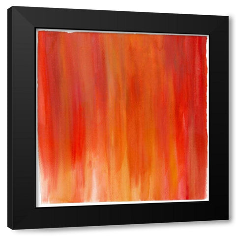 Garden Abstraction 20 Black Modern Wood Framed Art Print with Double Matting by Buddenhaugen, Sophia