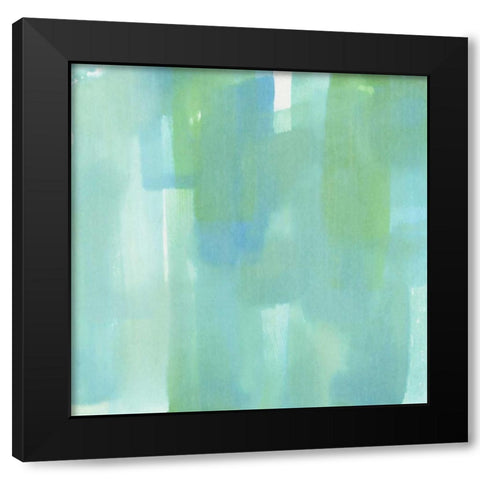 Garden Abstraction 23 Black Modern Wood Framed Art Print by Buddenhaugen, Sophia