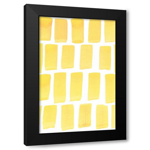 Garden Abstraction 24 Black Modern Wood Framed Art Print with Double Matting by Buddenhaugen, Sophia