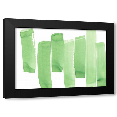 Garden Abstraction 26 Black Modern Wood Framed Art Print by Buddenhaugen, Sophia