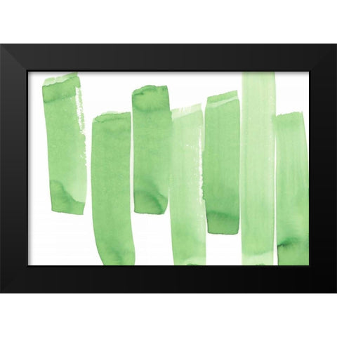Garden Abstraction 26 Black Modern Wood Framed Art Print by Buddenhaugen, Sophia