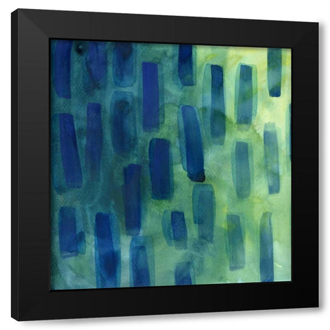 Garden Abstraction 28 Black Modern Wood Framed Art Print by Buddenhaugen, Sophia