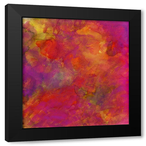 Garden Abstraction 30 Black Modern Wood Framed Art Print by Buddenhaugen, Sophia