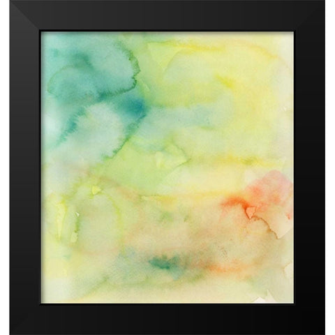 Garden Abstraction 31 Black Modern Wood Framed Art Print by Buddenhaugen, Sophia