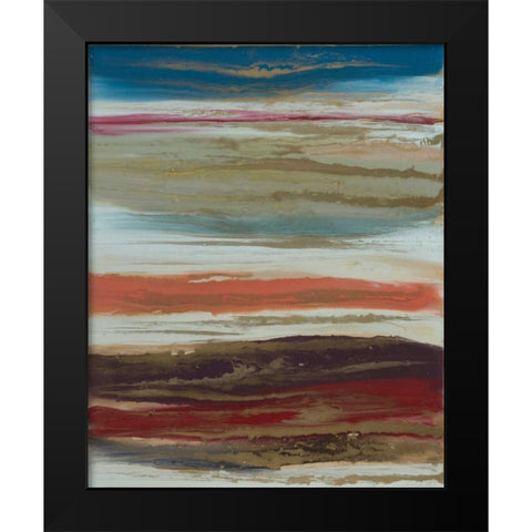 Morning Dawn Black Modern Wood Framed Art Print by Bering, Blakely