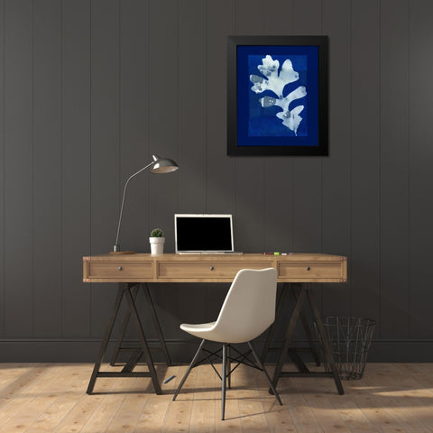 Cyanotype Oak Black Modern Wood Framed Art Print by Zamudio, Dan