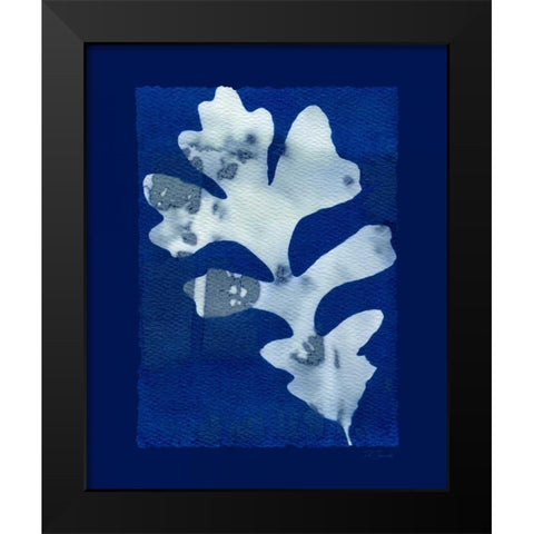 Cyanotype Oak Black Modern Wood Framed Art Print by Zamudio, Dan