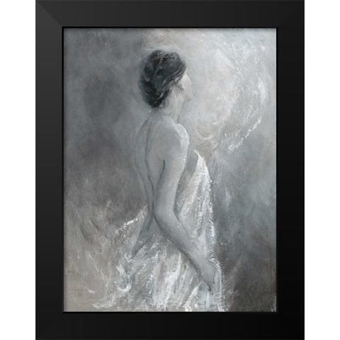 Figurative Pose 1 Black Modern Wood Framed Art Print by Wallis, Karen