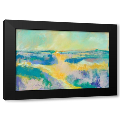 Beyond the Horizon I Black Modern Wood Framed Art Print with Double Matting by Miller, Sonia