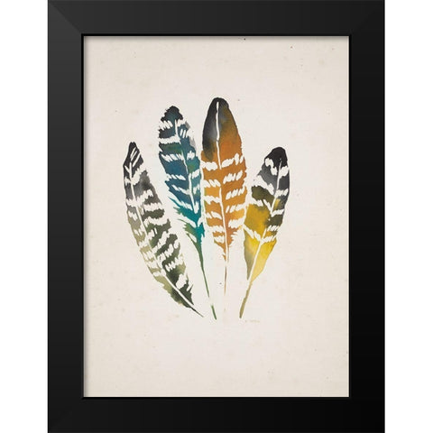 Destiny - Textured Black Modern Wood Framed Art Print by Swartz, Megan