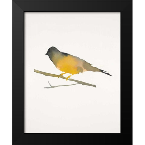 Water Bird 4 Black Modern Wood Framed Art Print by Swartz, Megan