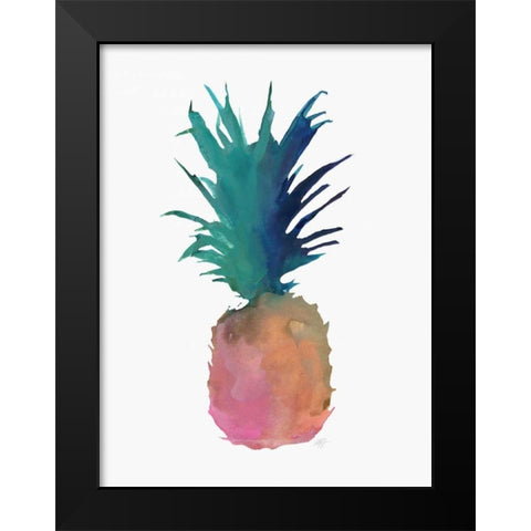 Tropical Life 1 Black Modern Wood Framed Art Print by Swartz, Megan