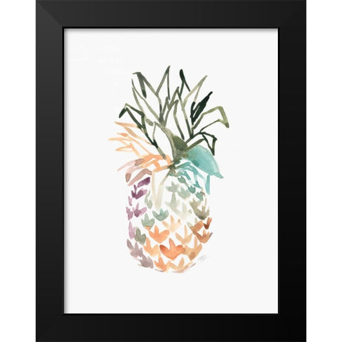 Cool and Tropical 2 Black Modern Wood Framed Art Print by Swartz, Megan