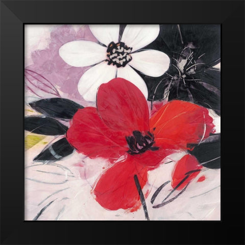 Elan 1 Black Modern Wood Framed Art Print by Ivo