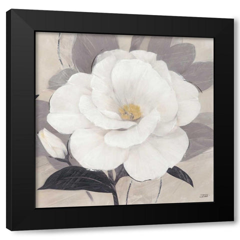 Unfolding Blossoms Detail 2 Black Modern Wood Framed Art Print with Double Matting by Stoyanov, Ivo