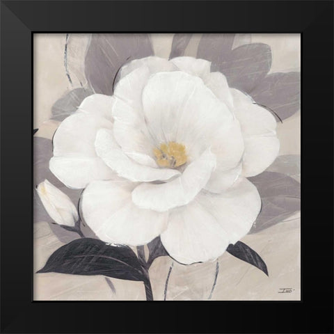 Unfolding Blossoms Detail 2 Black Modern Wood Framed Art Print by Stoyanov, Ivo