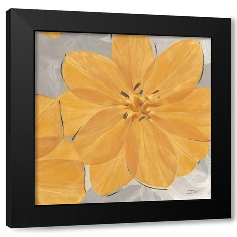 Amber Brights 3 Black Modern Wood Framed Art Print with Double Matting by Stoyanov, Ivo