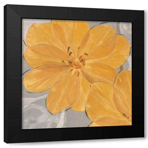 Amber Brights 4 Black Modern Wood Framed Art Print with Double Matting by Stoyanov, Ivo