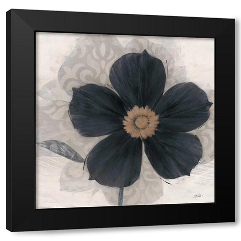 ?lÃ©gance Noir Black Modern Wood Framed Art Print with Double Matting by Stoyanov, Ivo