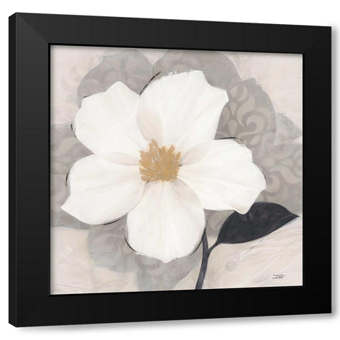 ?lÃ©gance Blanc Black Modern Wood Framed Art Print with Double Matting by Stoyanov, Ivo
