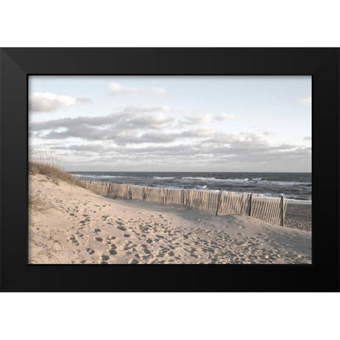 Ocean Clarity Black Modern Wood Framed Art Print by Sememza, Marlana