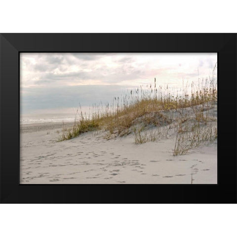 Calm by the Sea Black Modern Wood Framed Art Print by Sememza, Marlana