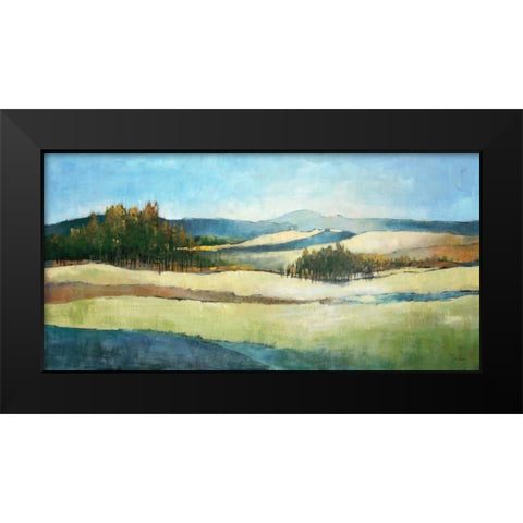 Far Horizons Black Modern Wood Framed Art Print by Kroeker, Wendy