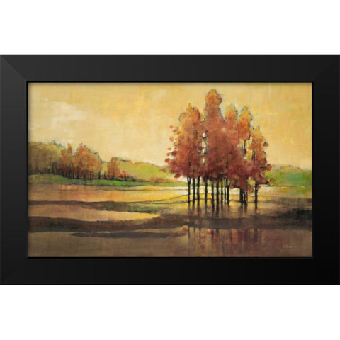Dawn Till Day Black Modern Wood Framed Art Print by Kroeker, Wendy