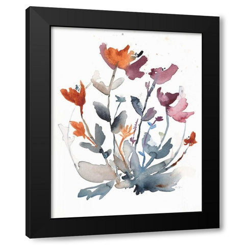 August Garden Black Modern Wood Framed Art Print by Johannesson, Karin