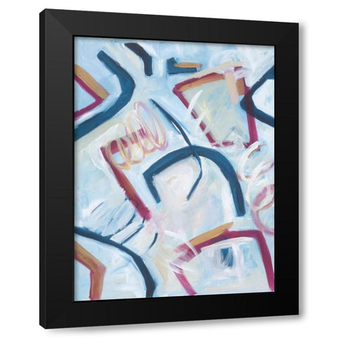Building Dreams Black Modern Wood Framed Art Print with Double Matting by Phelps, Edith