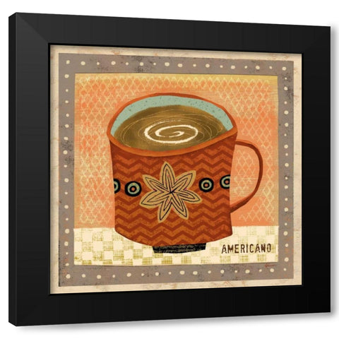 Barrista Beauty 3 Black Modern Wood Framed Art Print with Double Matting by Faust, Richard