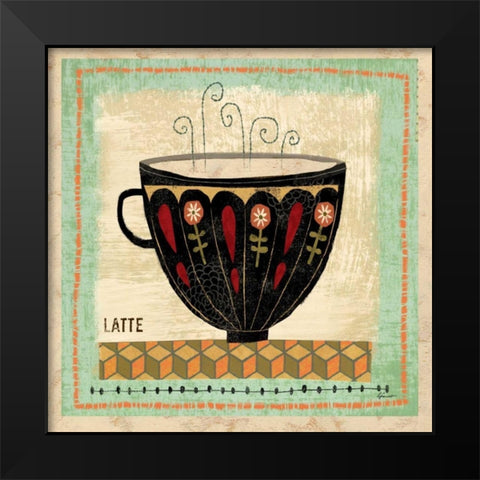 Barrista Beauty 4 Black Modern Wood Framed Art Print by Faust, Richard