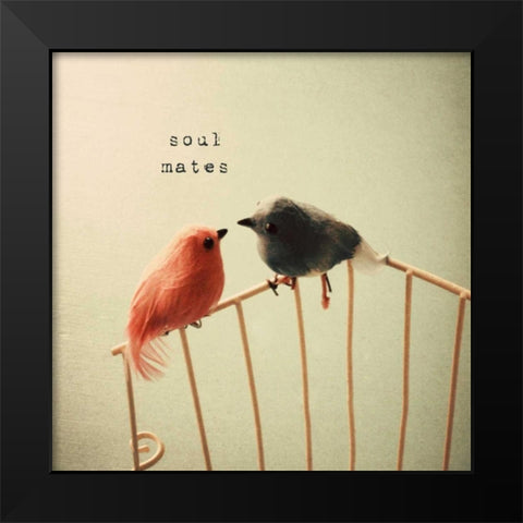 Soulmates Black Modern Wood Framed Art Print by Susannah Tucker Photography