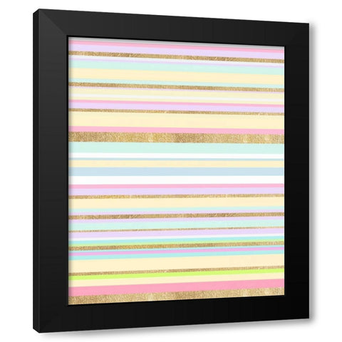 Menu Of Sweet Things_Pattern Black Modern Wood Framed Art Print with Double Matting by Susannah Tucker Photography