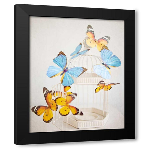 Happy Daydream 2 Black Modern Wood Framed Art Print with Double Matting by Susannah Tucker Photography