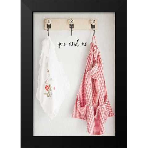 You and Me Black Modern Wood Framed Art Print by Susannah Tucker Photography