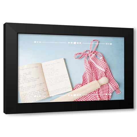 Baking Diary 3 Black Modern Wood Framed Art Print by Susannah Tucker Photography