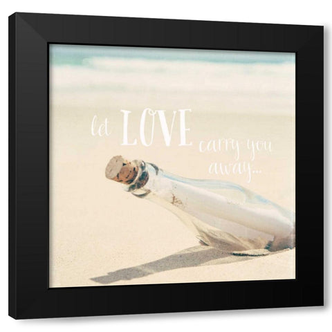 let Love Carry You Away Black Modern Wood Framed Art Print with Double Matting by Susannah Tucker Photography