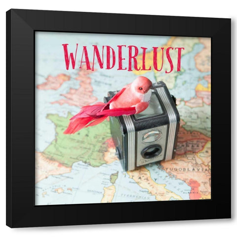Wanderlust Black Modern Wood Framed Art Print with Double Matting by Susannah Tucker Photography