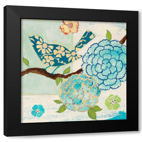 Heavenly Creatures 2 Black Modern Wood Framed Art Print by Studio M