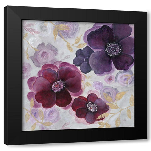 Ethereal Garden 1 Black Modern Wood Framed Art Print with Double Matting by Studio M