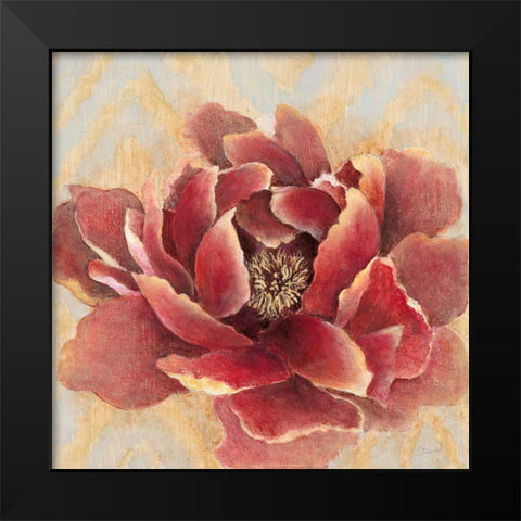 Desirous Black Modern Wood Framed Art Print by Studio M