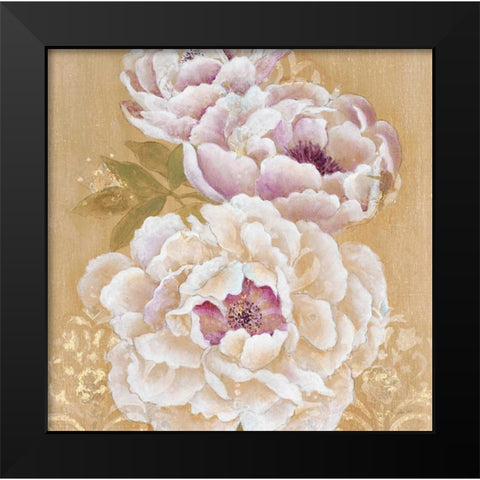 Opulent Simplicity Square Black Modern Wood Framed Art Print by Studio M