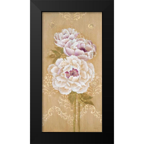 Opulent Simplicity Panel 1 Black Modern Wood Framed Art Print by Studio M