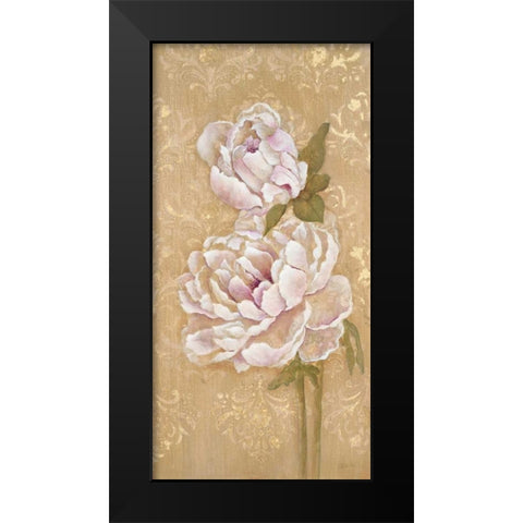 Opulent Simplicity Panel 2 Black Modern Wood Framed Art Print by Studio M