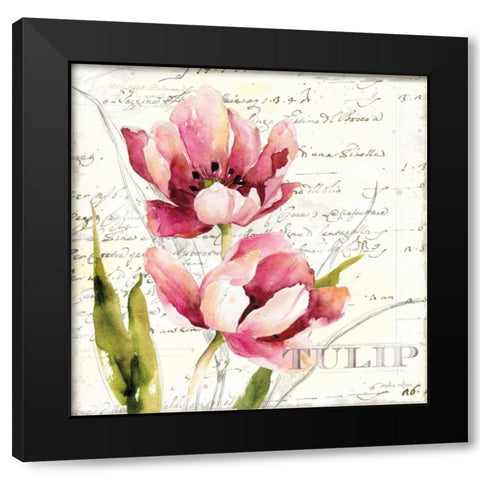 Memory Sketch 1 Black Modern Wood Framed Art Print by Studio Rofino