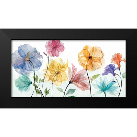 Jardin Transparente  Black Modern Wood Framed Art Print by Studio Rofino