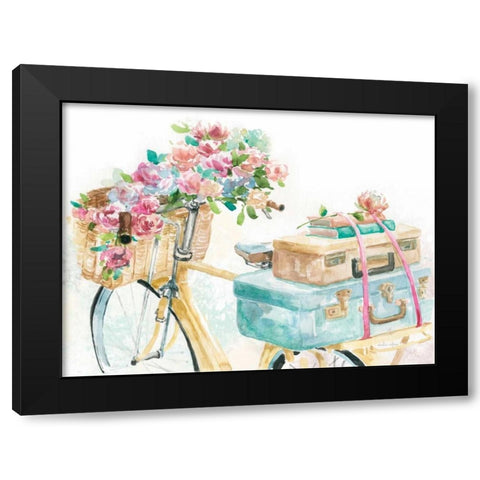 My Pretty Bicycle Black Modern Wood Framed Art Print with Double Matting by Studio Rofino