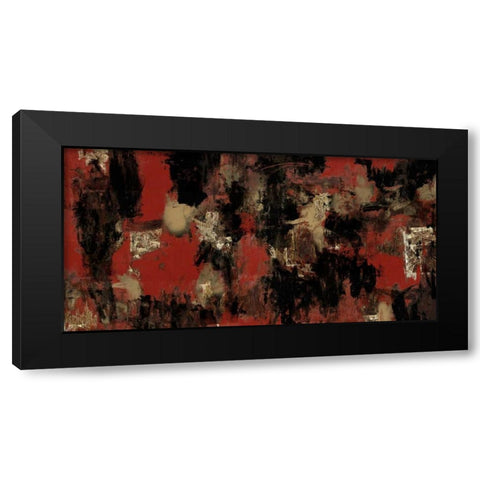 Abstract Defined Black Modern Wood Framed Art Print by Green, Elise